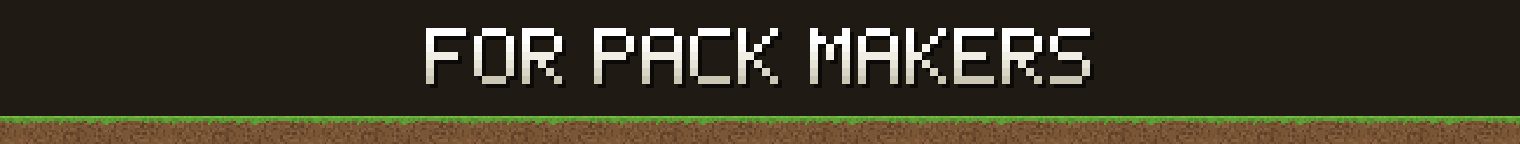 For pack makers